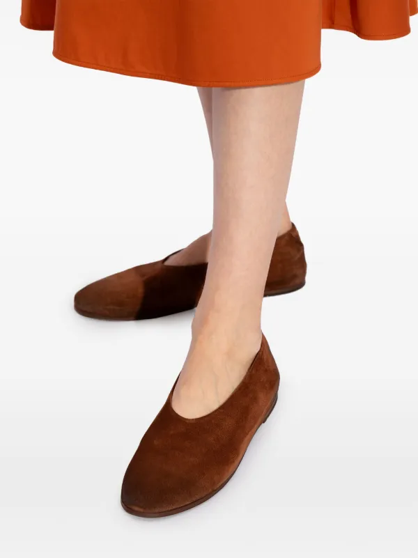 フラットシューズ marsell FW22 'Coltellaccio ballet flats (MW2105199 666) Women's Black Leather Ballerina Shoes Coltellaccio - Marsèll