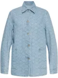 Kenzo graphic-print denim jacket - Blue