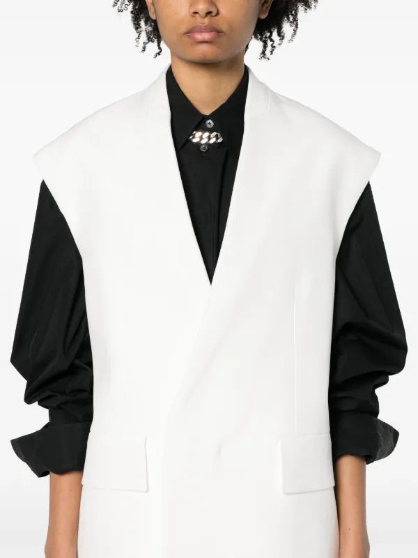 Jil Sander Vネックベスト | ニュートラル | FARFETCH JP