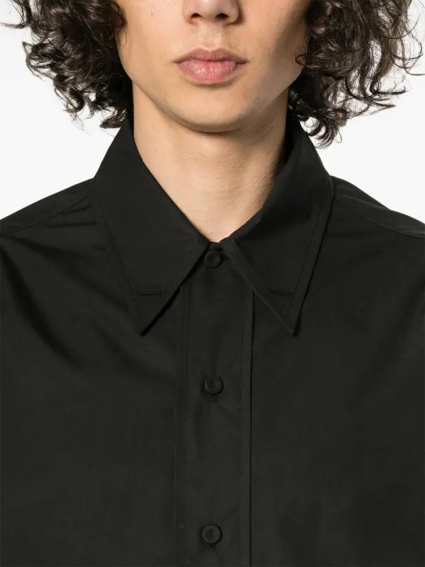 Jil Sander ポインテッドカラー シャツ | ブラック | FARFETCH JP