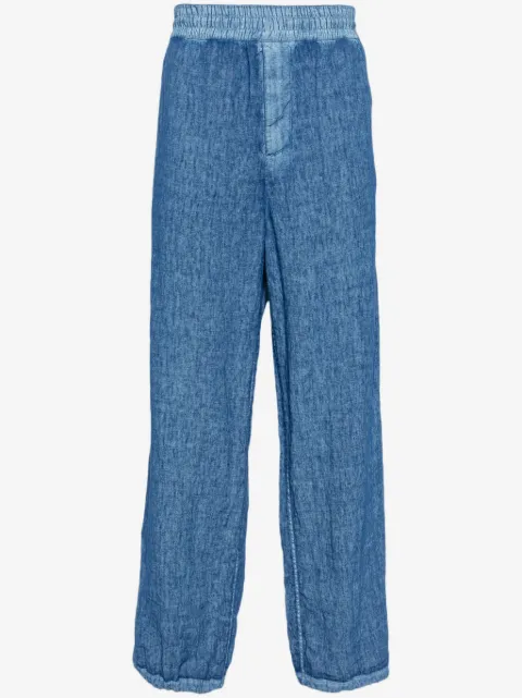 Burberry straight-leg linen trousers 