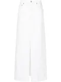 AGOLDE Leif denim skirt - Neutrals