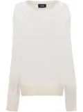 We11done open-knit drop-shoulder jumper - Neutrals