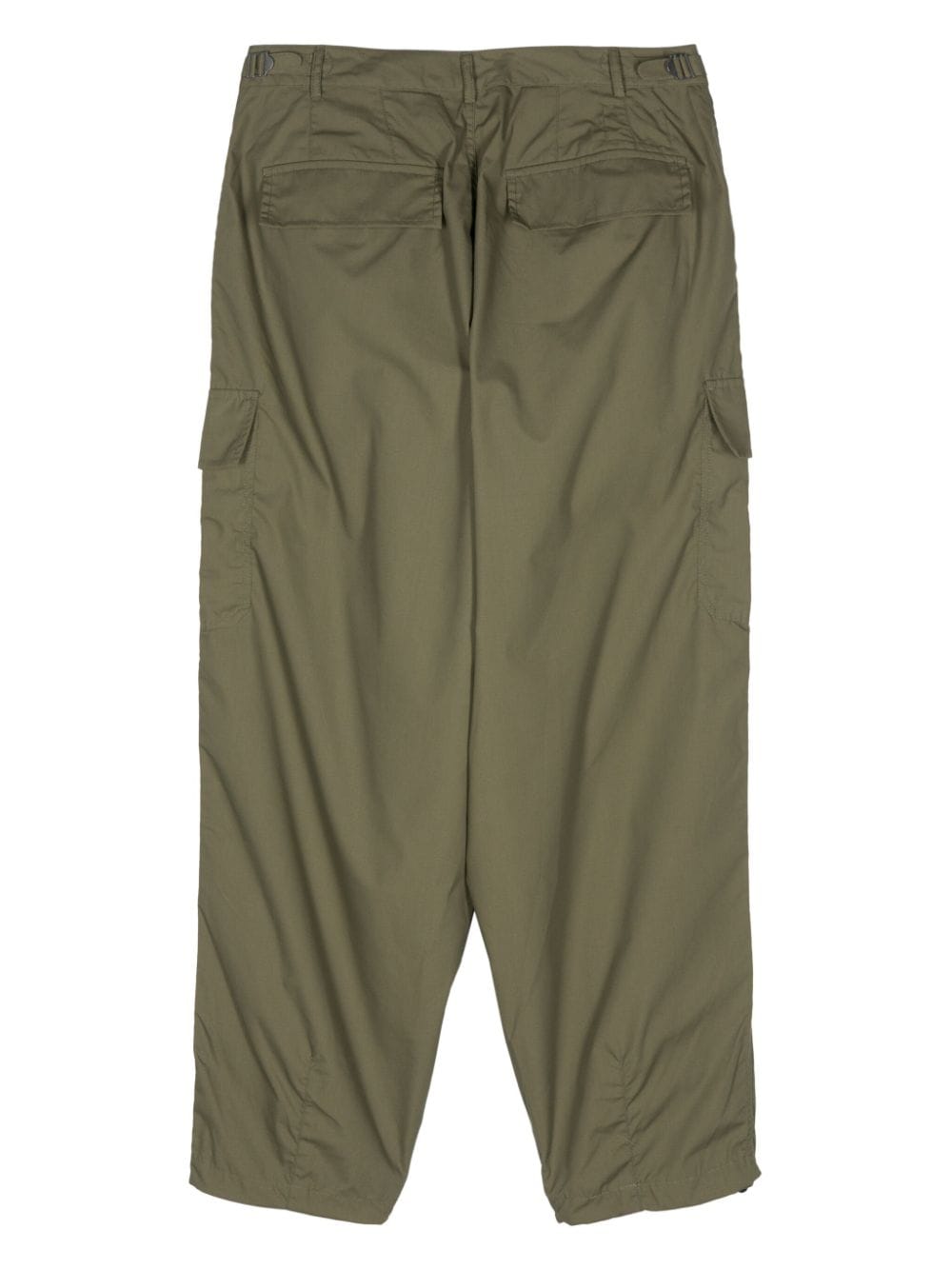 Shop Universal Works Loose Cargo Trousers In Green