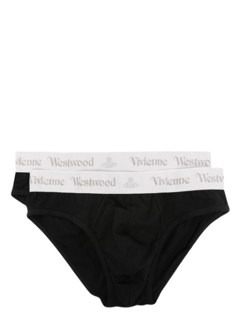 Vivienne Westwood Kit 2 cuecas com motivo Orb