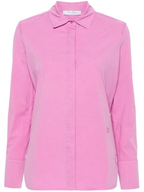 Max Mara logo-embroidered shirt Women