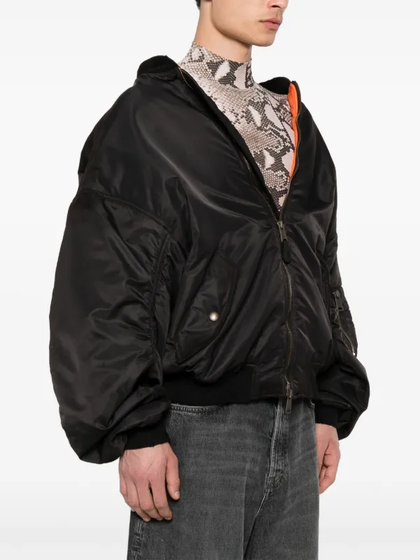 Balenciaga Oversize Bomber Jacket Farfetch