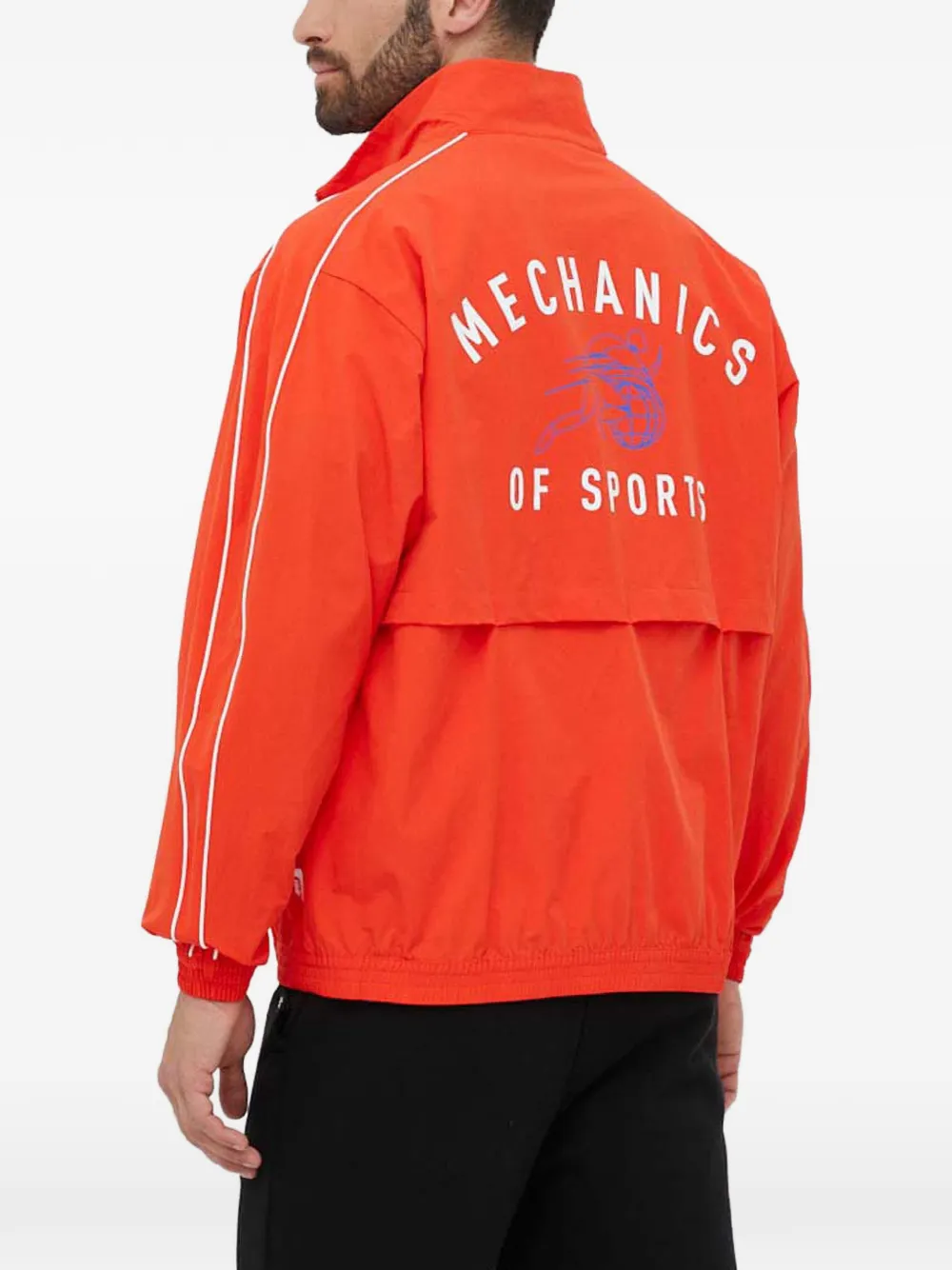  Puma Zipped Graphic Jacket - Orange 