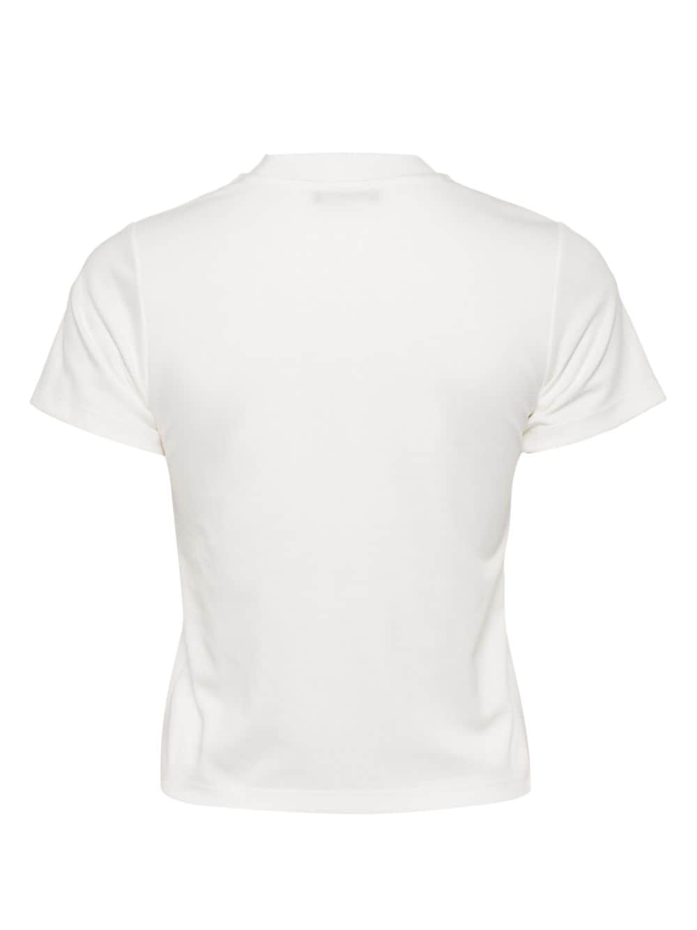 Shop Ground Zero Cotton Blend T-shirt In 白色