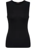 12 STOREEZ round-neck tank top - Black