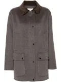 P.A.R.O.S.H. wool coat - Brown