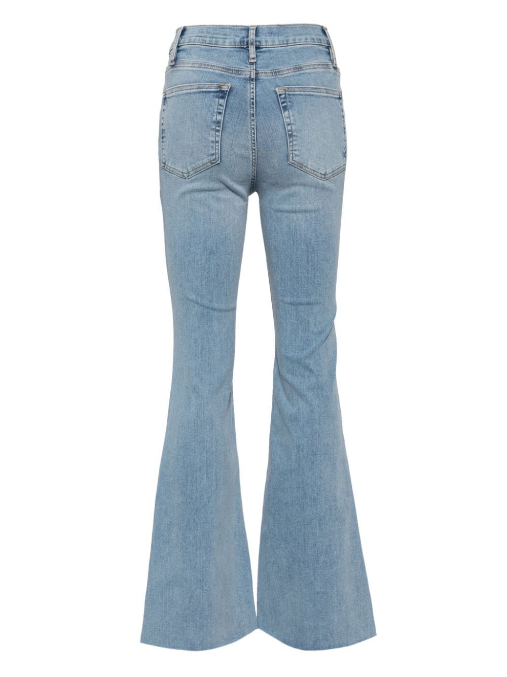 FRAME High waist flared jeans Blauw