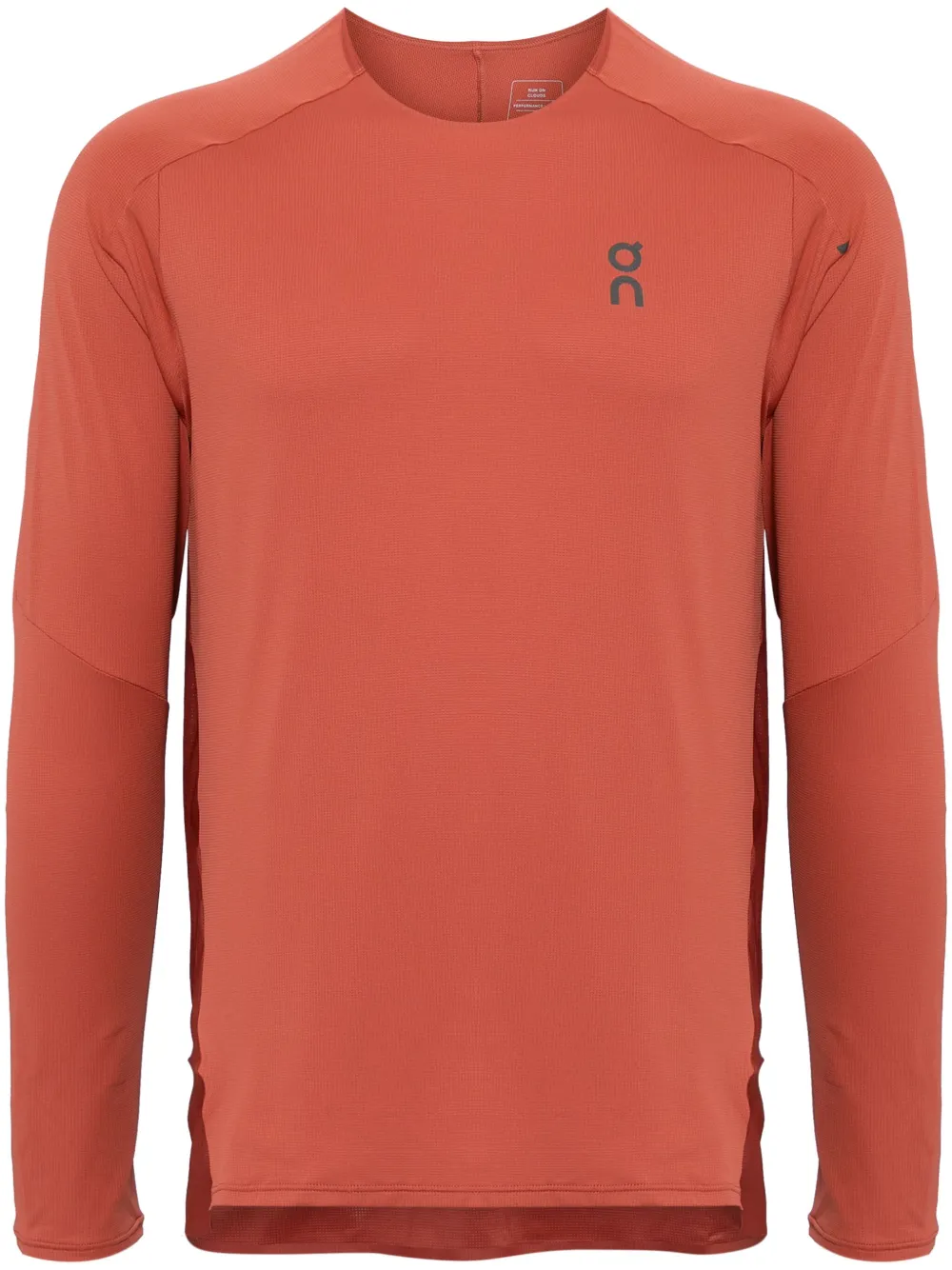On Running T-shirt met lange mouwen Rood