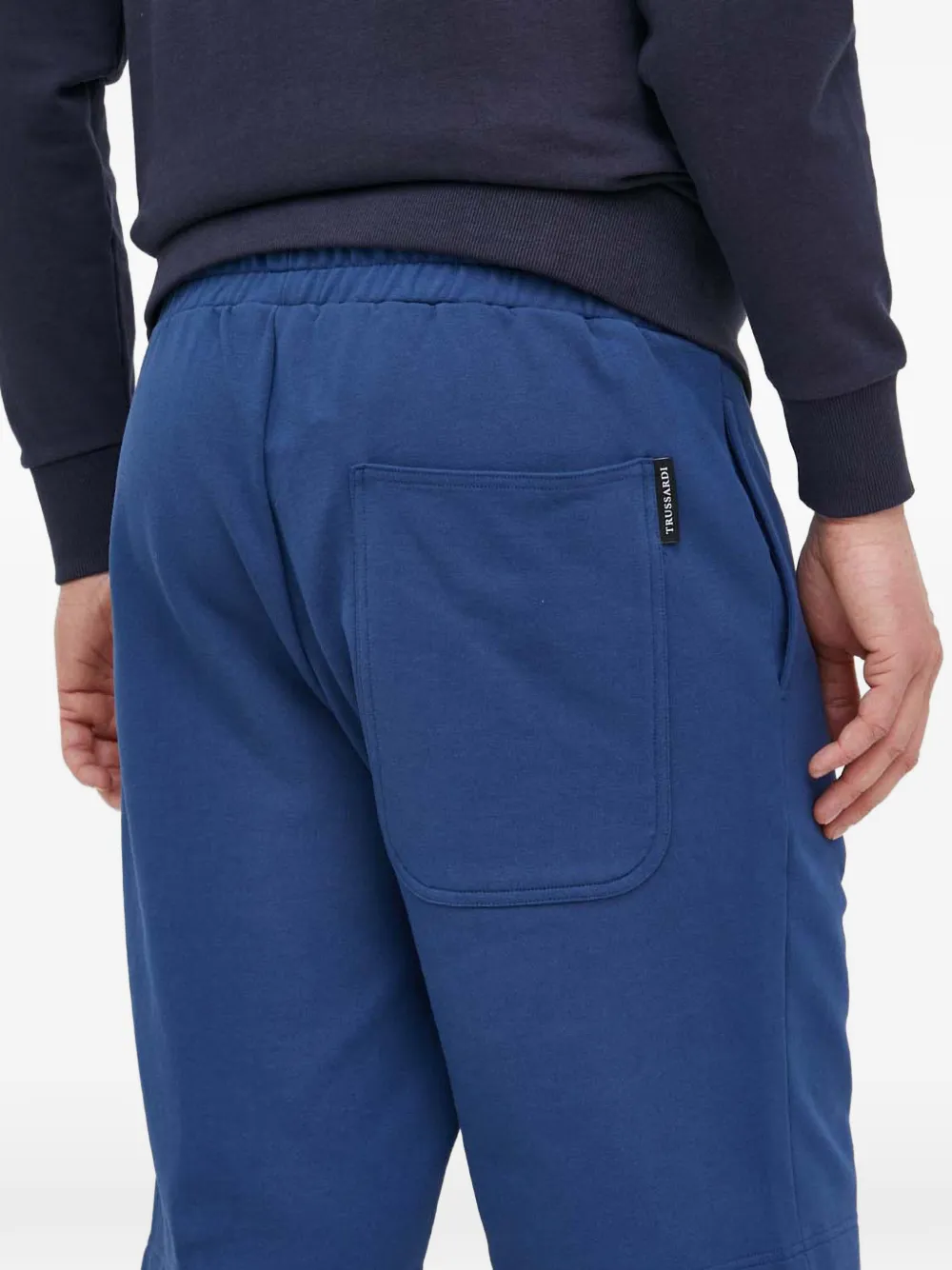 Trussardi Trainingsshorts met trekkoord Blauw