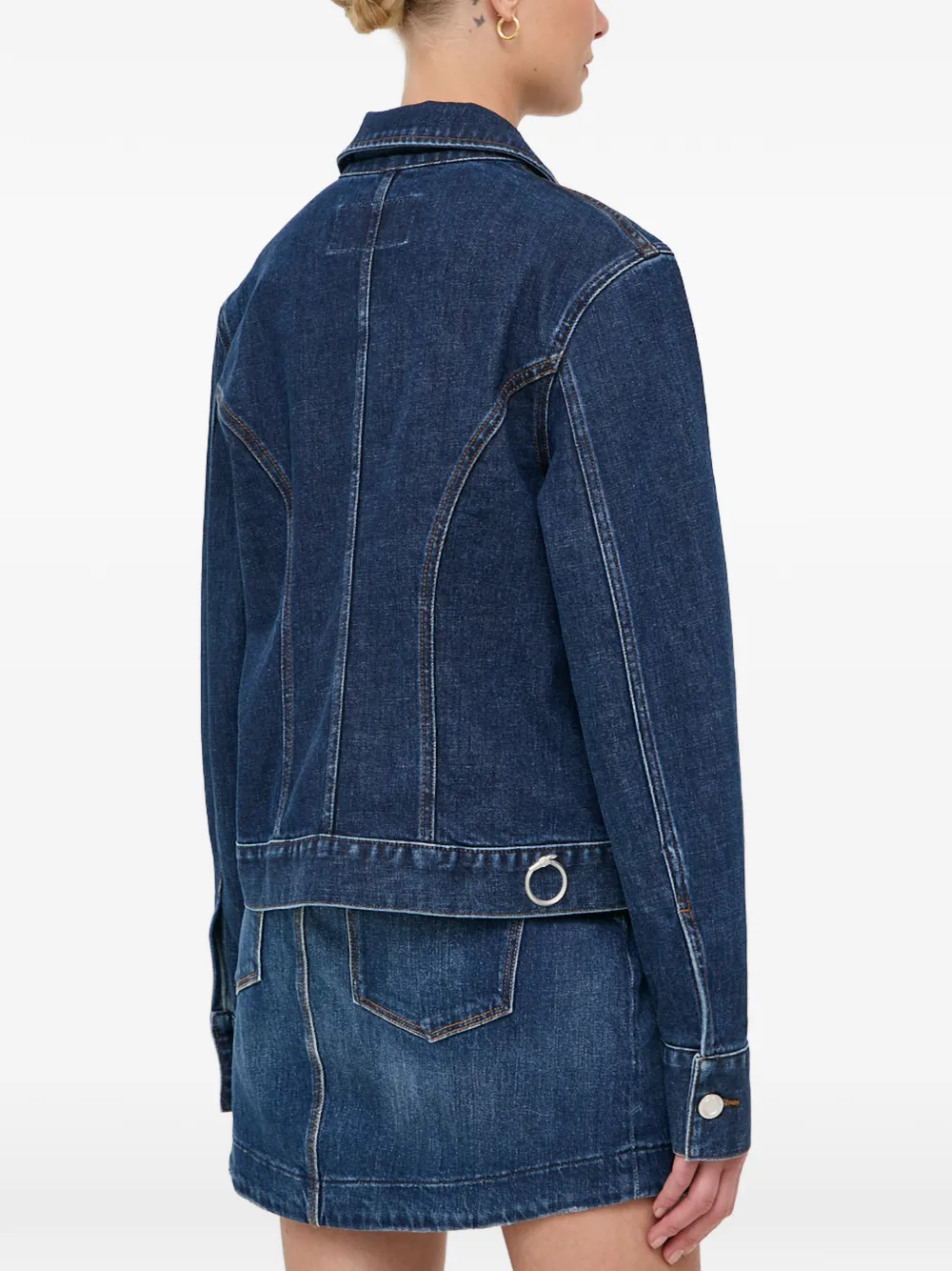  Trussardi Button-up Denim Jacket - Blue 