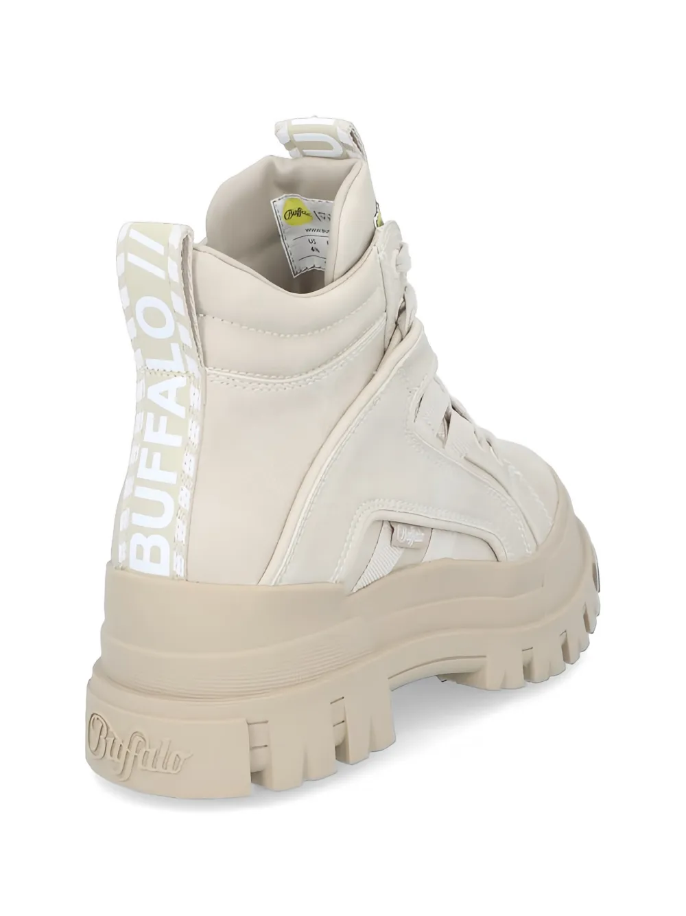 Buffalo Aspha laarzen met plateauzool Beige