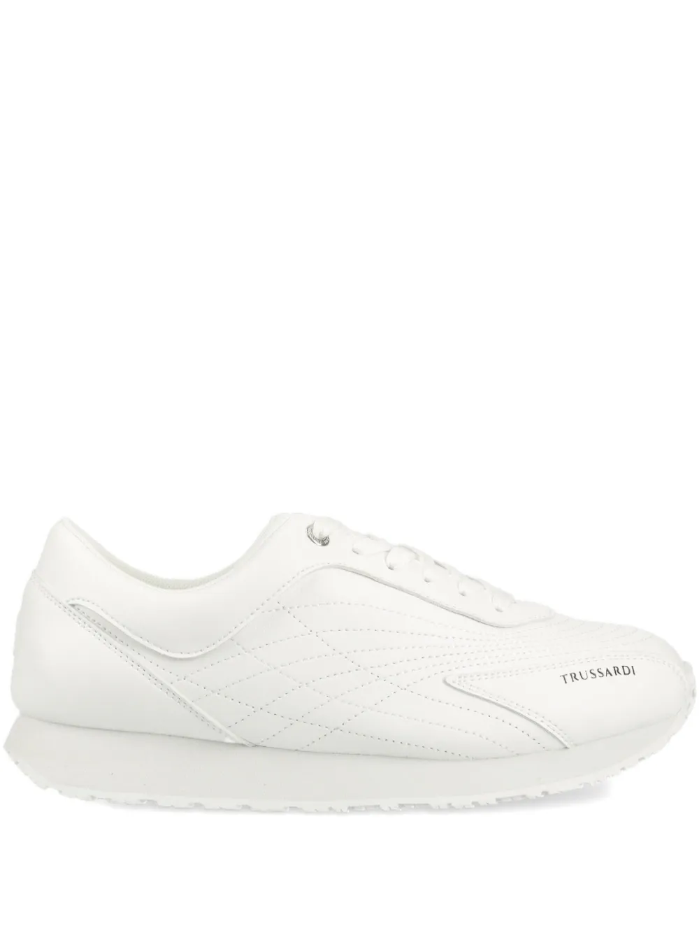 Trussardi logo-print sneakers White