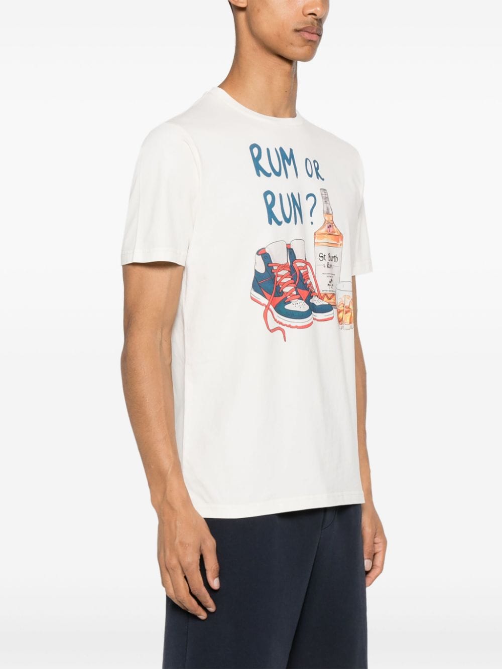 RUM OR RUN COTTON T-SHIRT