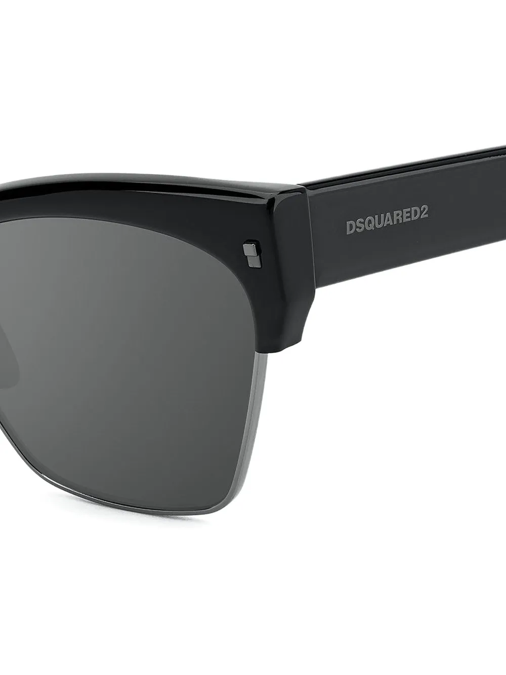 DSQUARED2 EYEWEAR Zonnebril met cat-eye montuur Zwart