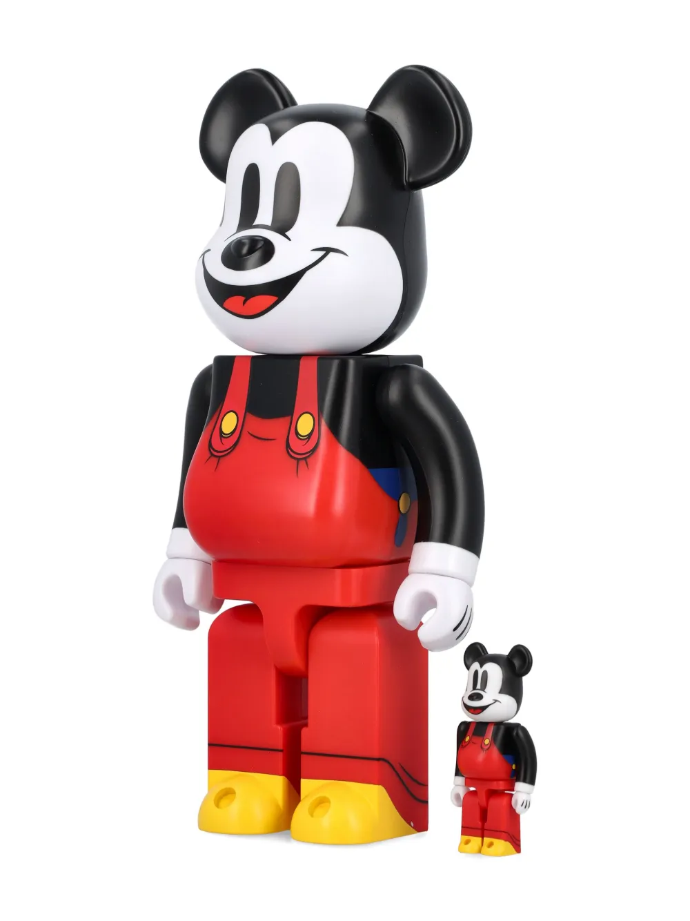 Shop Medicom Toy Mickey Mouse Be@rbrick 400% Figure In Red