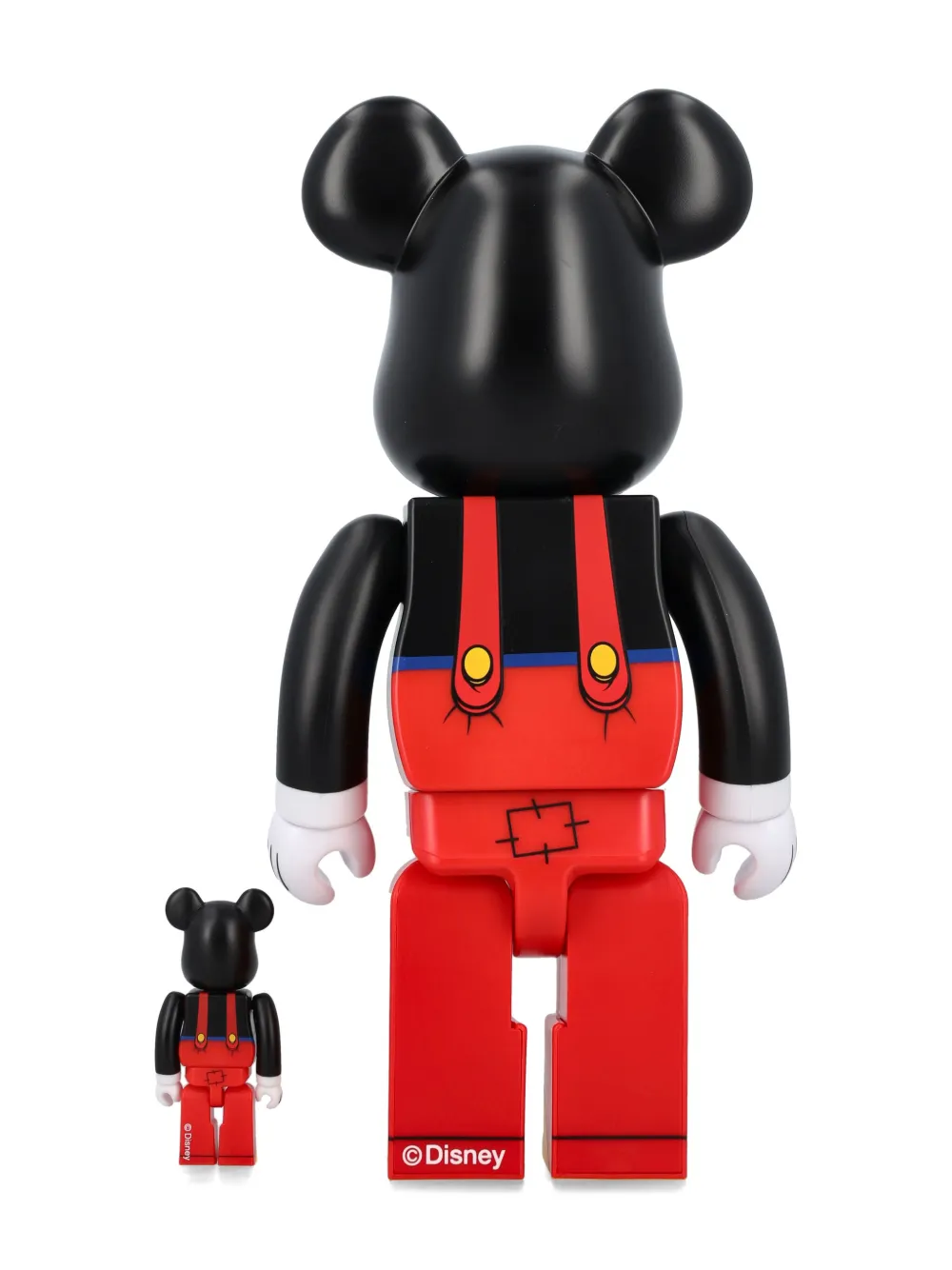 Shop Medicom Toy Mickey Mouse Be@rbrick 400% Figure In Red