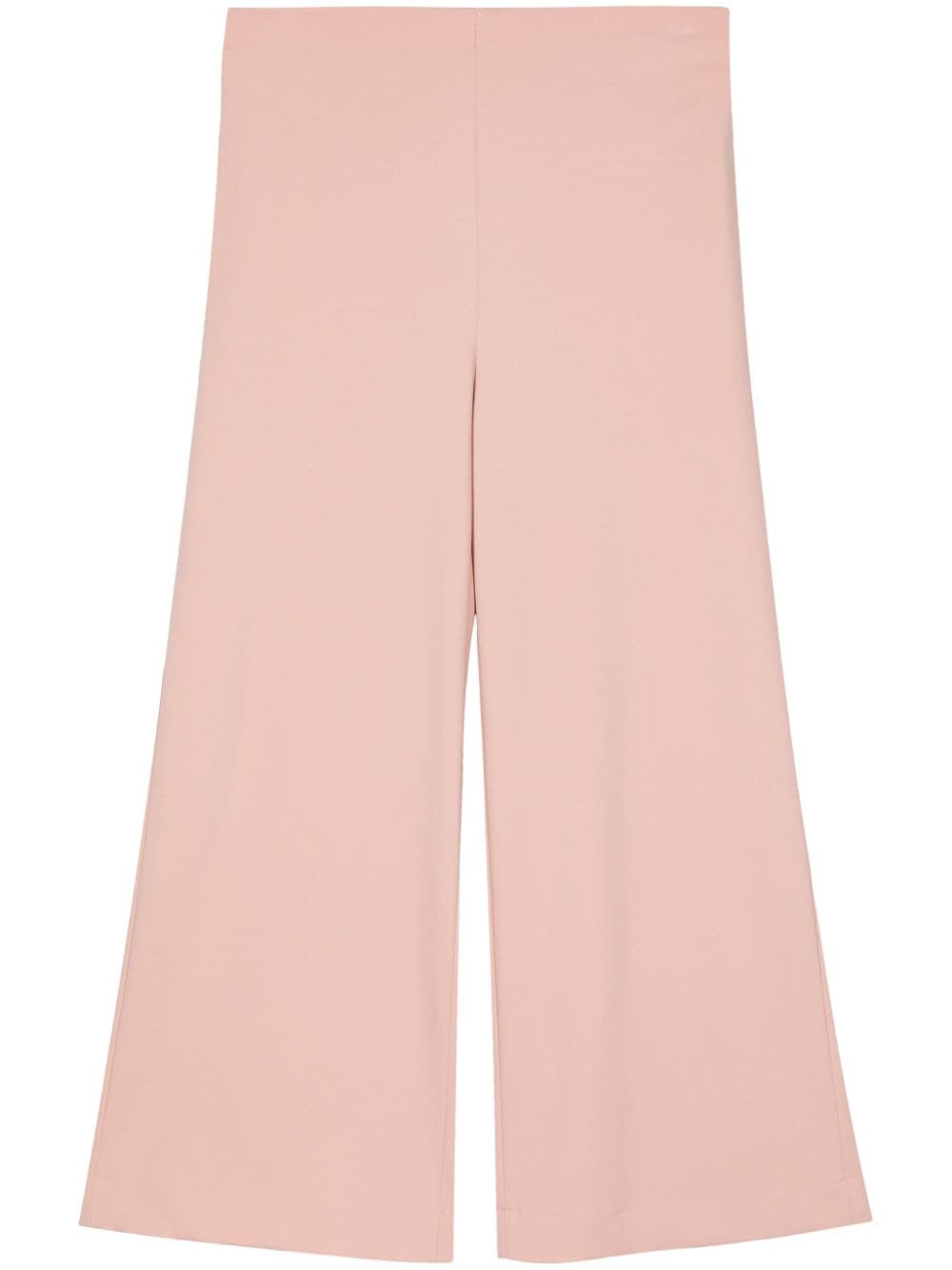 Harris Wharf London High-waisted Flared Trousers In Pink
