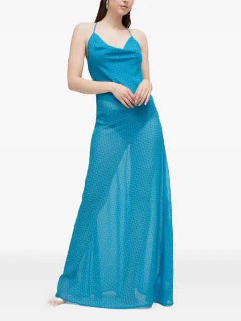 Trussardi criss-cross maxi dress