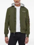 Alpha Industries MA-1 TT hooded bomber jacket - Green