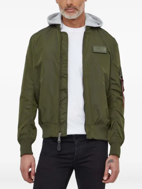 Alpha Industries MA-1 TT hooded bomber jacket