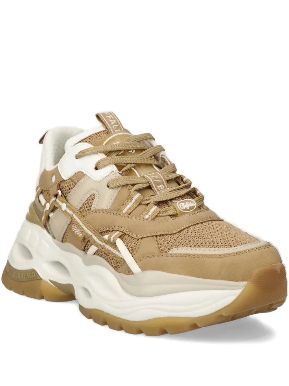 Buffalo Triplet Hollow lace-up sneakers Neutrals