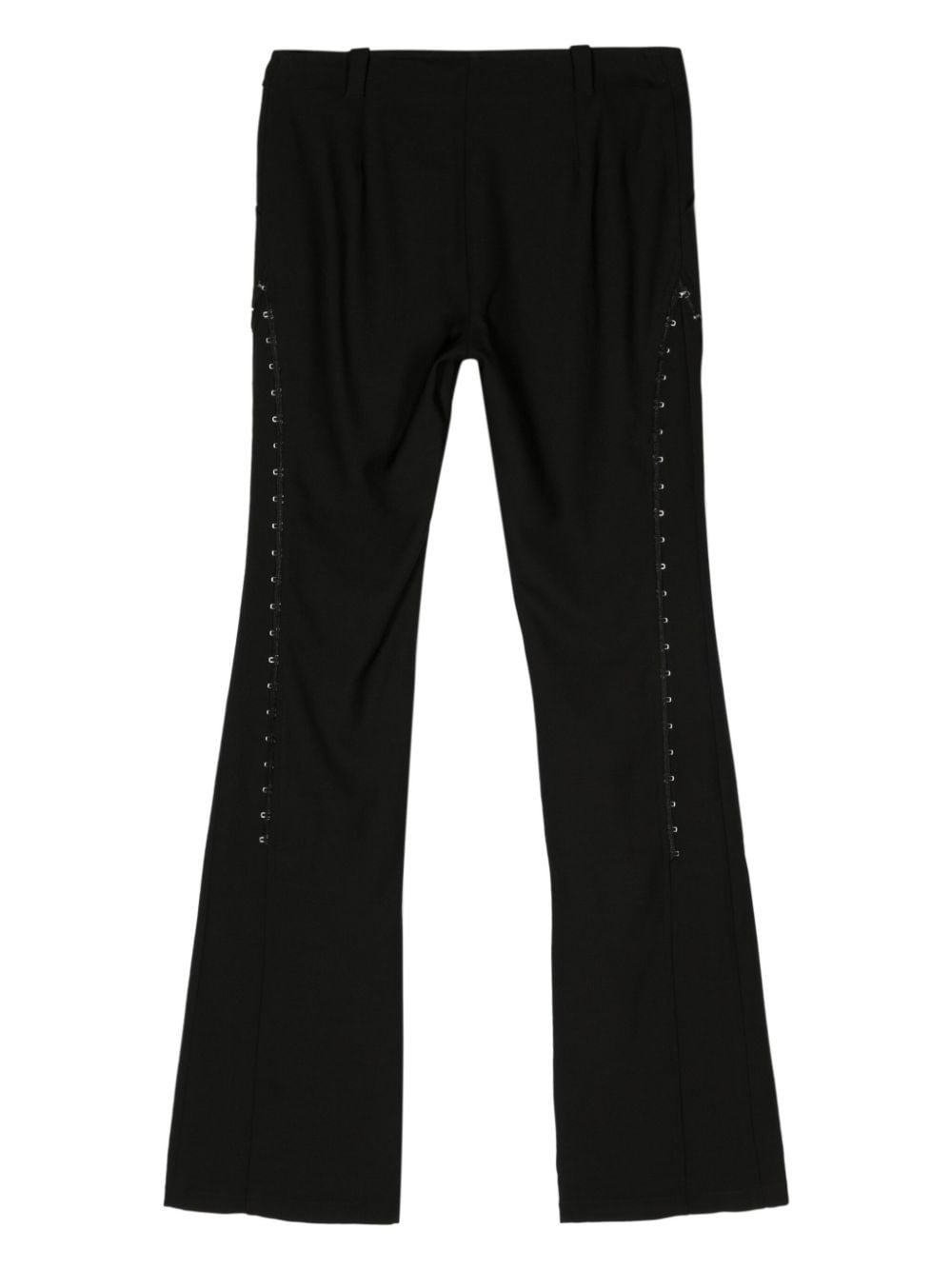 Shop Marco Rambaldi Mid-rise Bootcut Trousers In 黑色