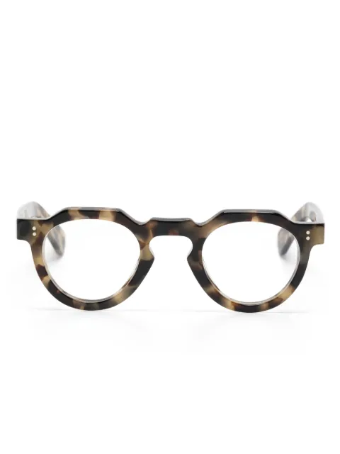 Lesca Crown pantos-frame glasses 