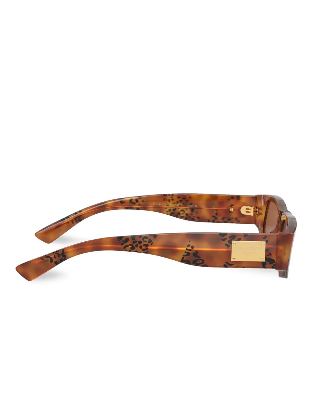 Dolce & Gabbana "mini Me" Sunglasses In 9v000 Leopard Havana