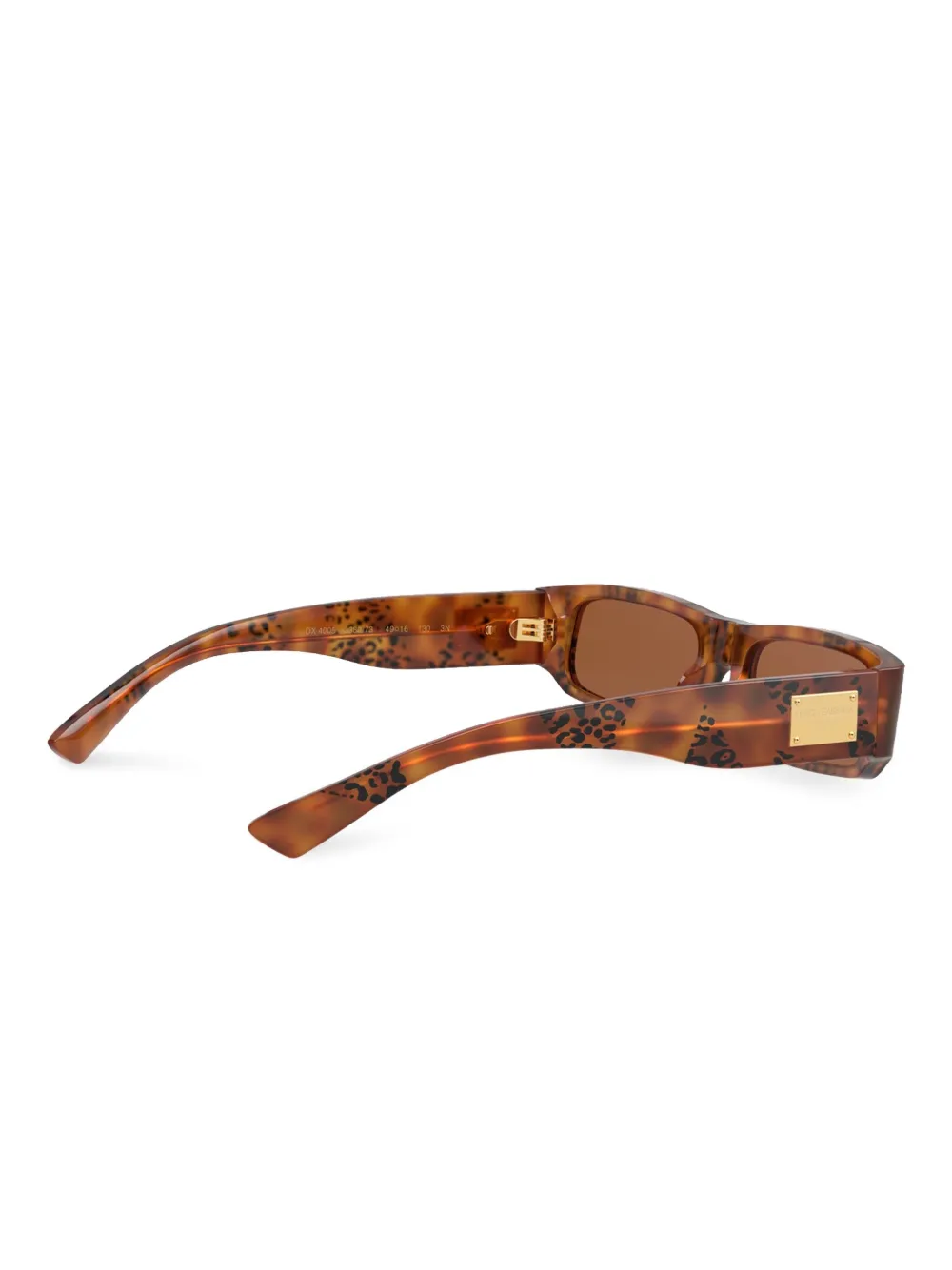Dolce & Gabbana "mini Me" Sunglasses In 9v000 Leopard Havana