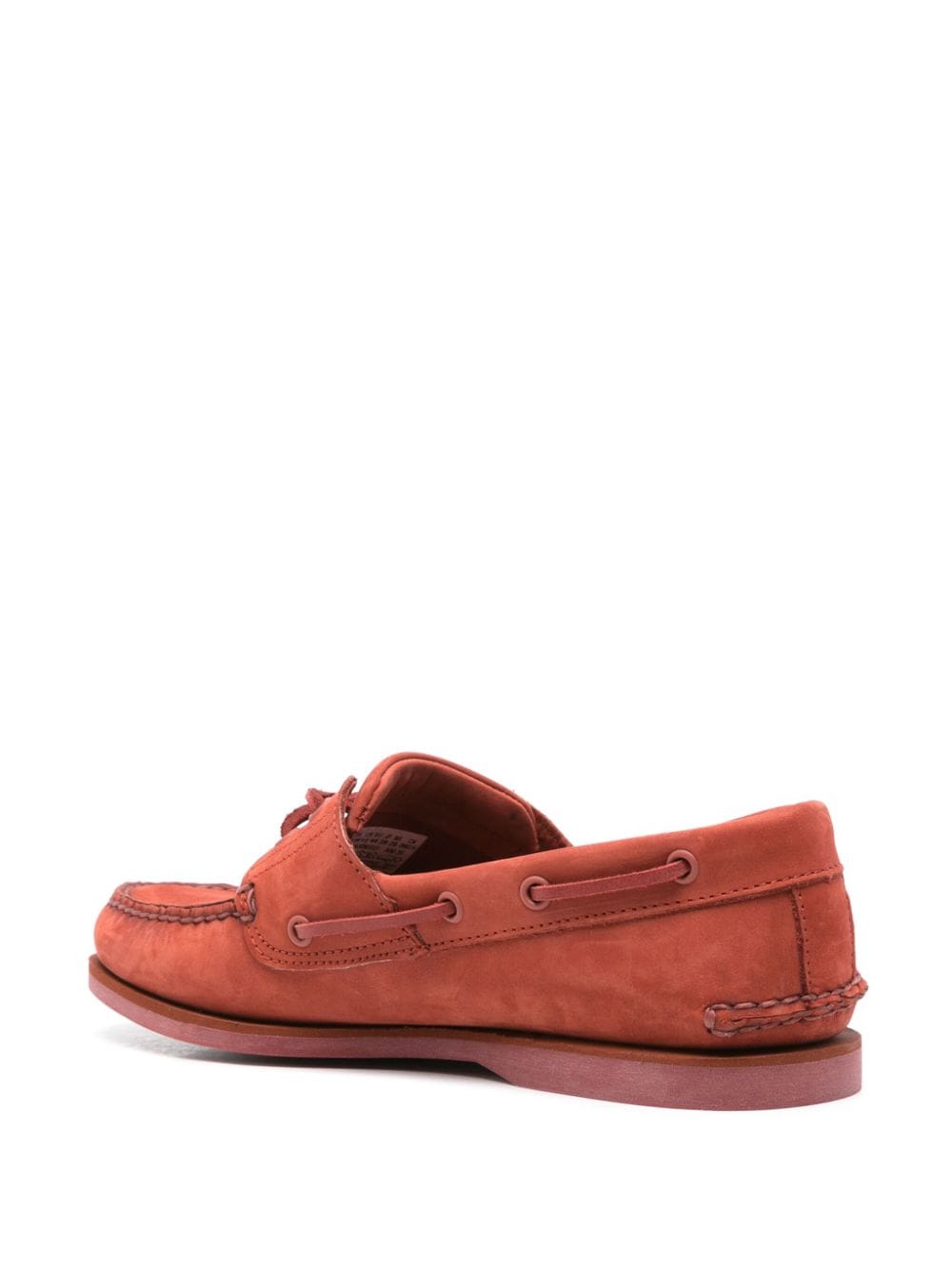 Shop Timberland Classic 2 Eye Boat Shoe In Red