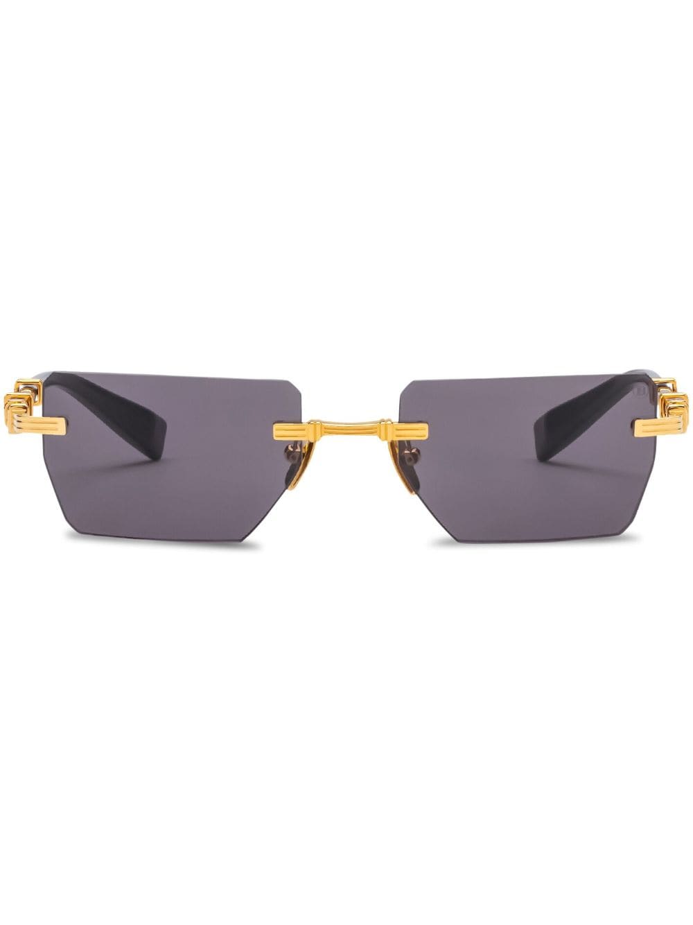 Balmain Eyewear Rahmenlose Pierre Sonnenbrille In Grey