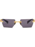 Balmain Eyewear Pierre rimless sunglasses - Gold