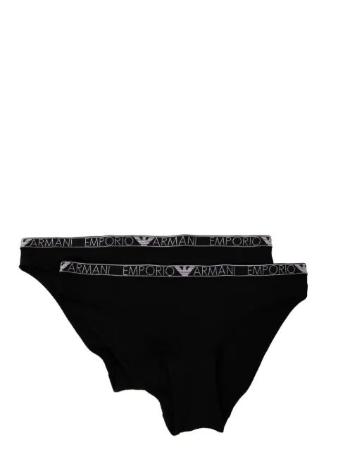 Emporio Armani logo-waistband briefs (pack of two)