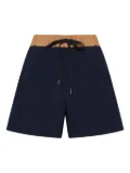 Blanca Vita drawstring shorts - Blue