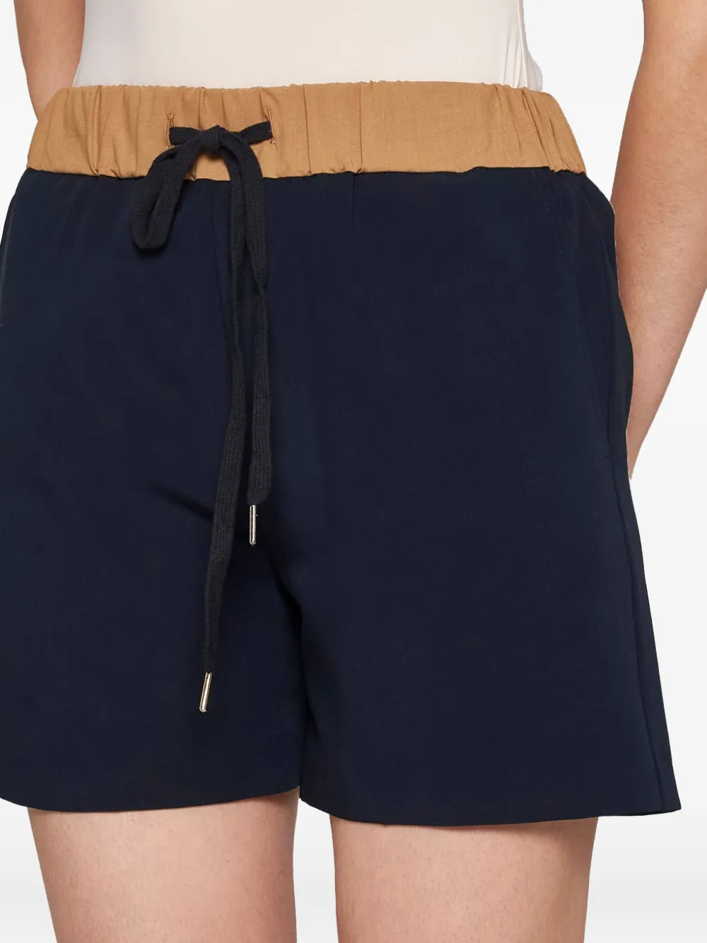 Blanca Vita drawstring shorts TOPAZIO