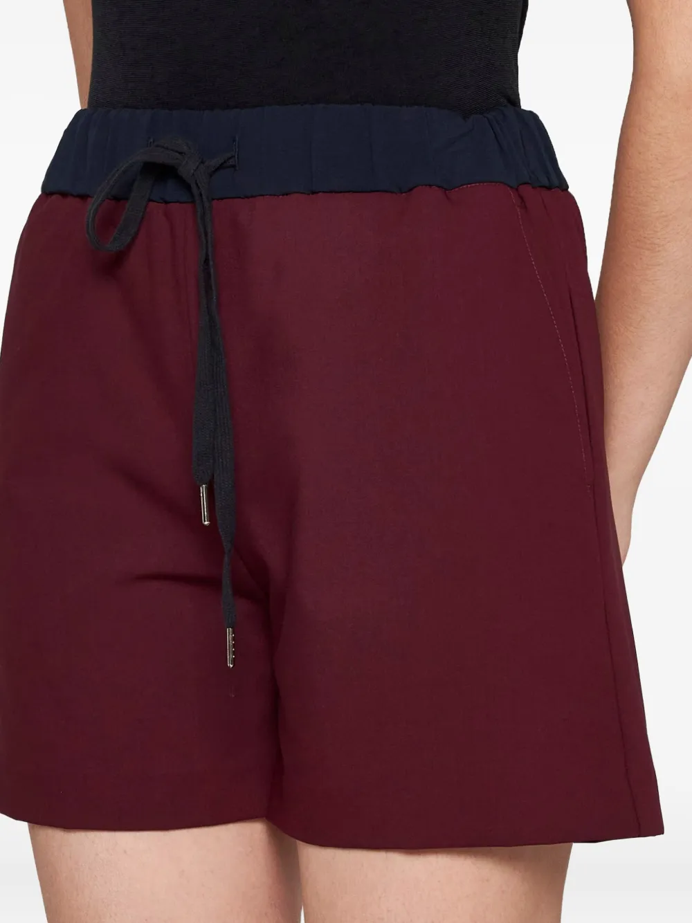 Blanca Vita drawstring shorts Rood