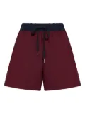 Blanca Vita drawstring shorts - Red