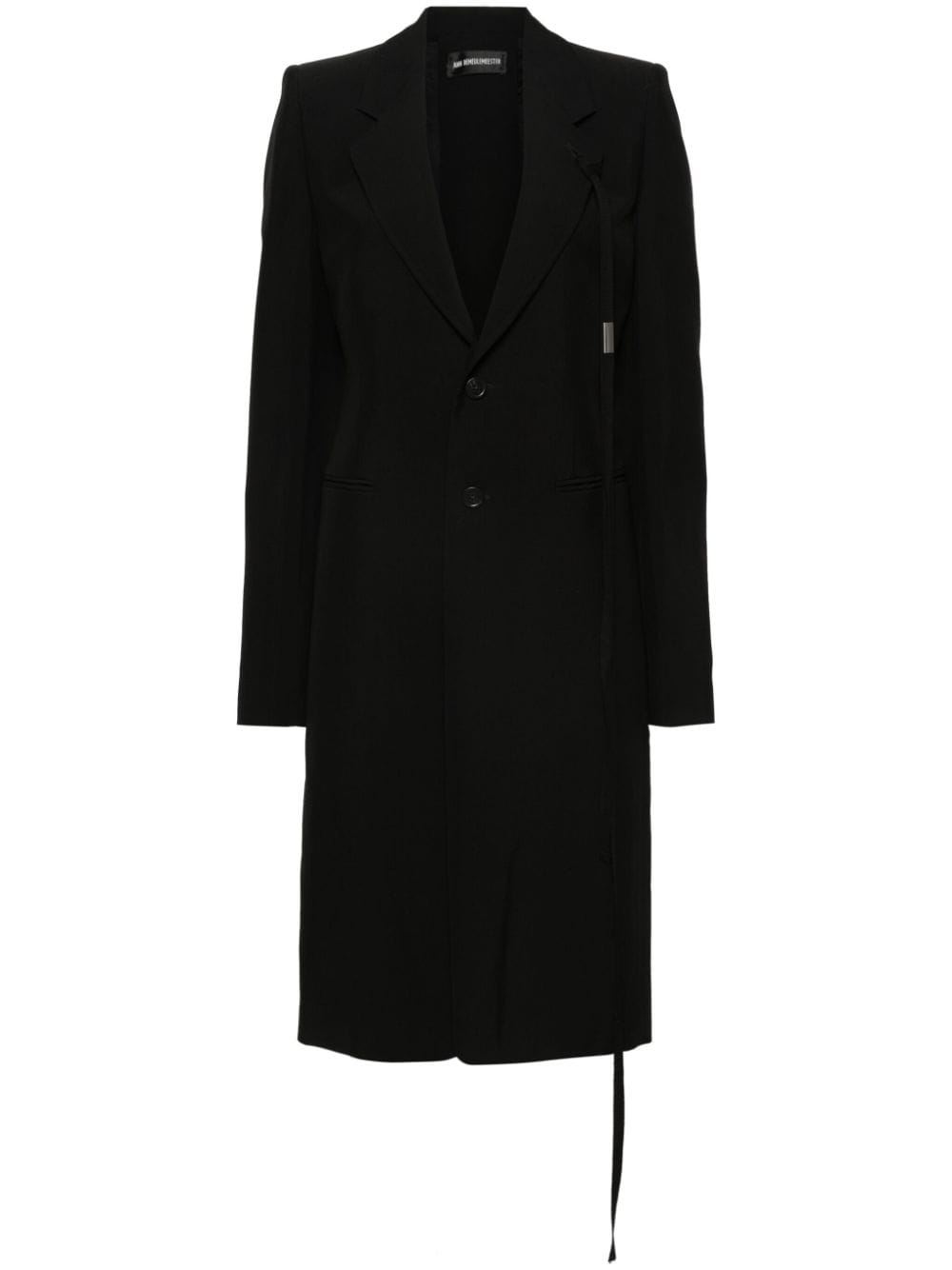 Shop Ann Demeulemeester Alea Single-breasted Coat In Black