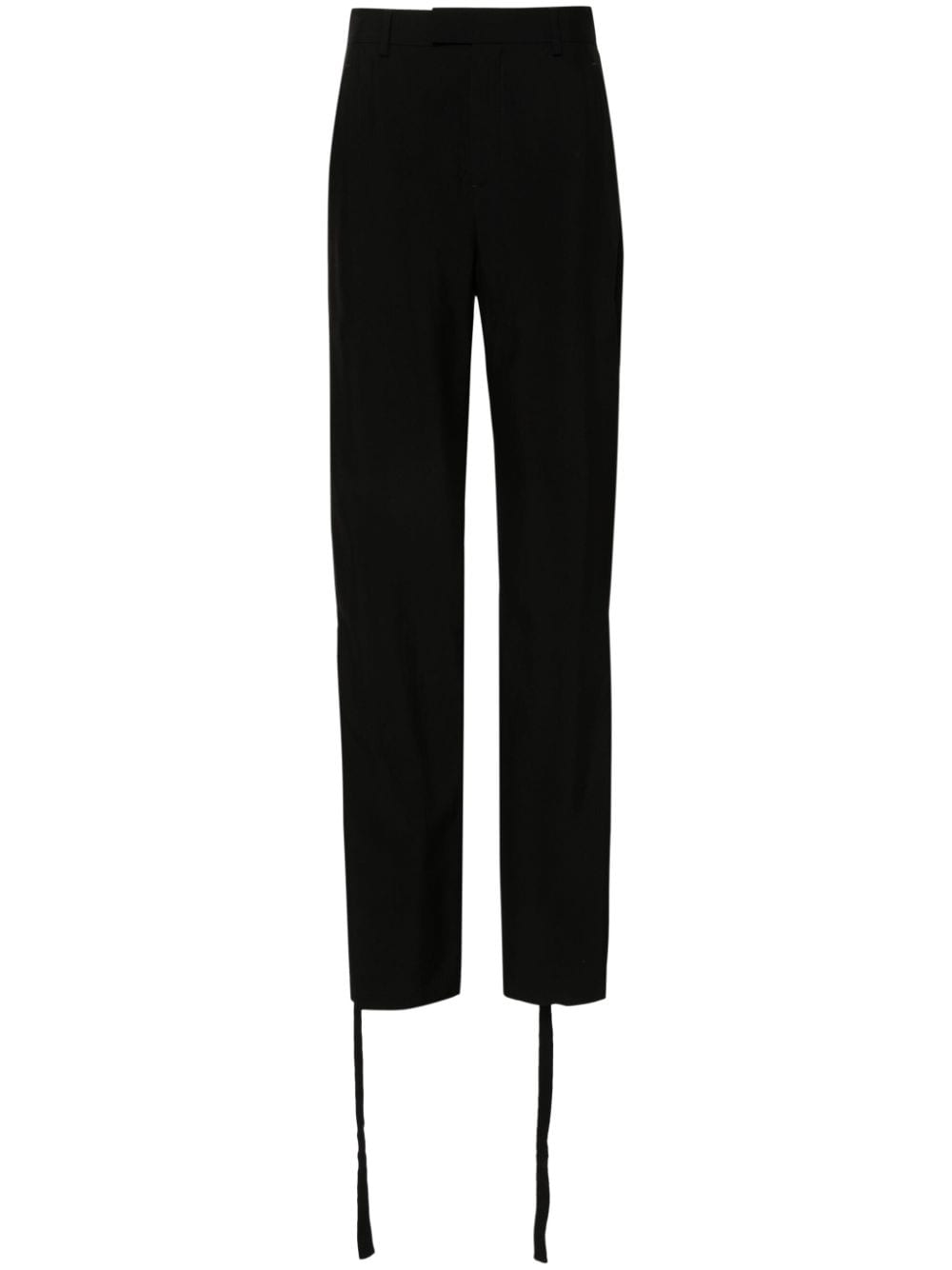 Ann Demeulemeester Panelled-design Trousers In Black