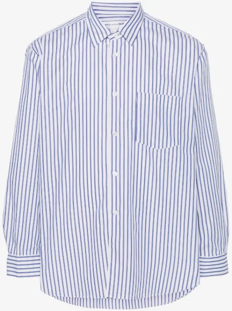 Comme Des Garçons Shirt striped cotton shirt