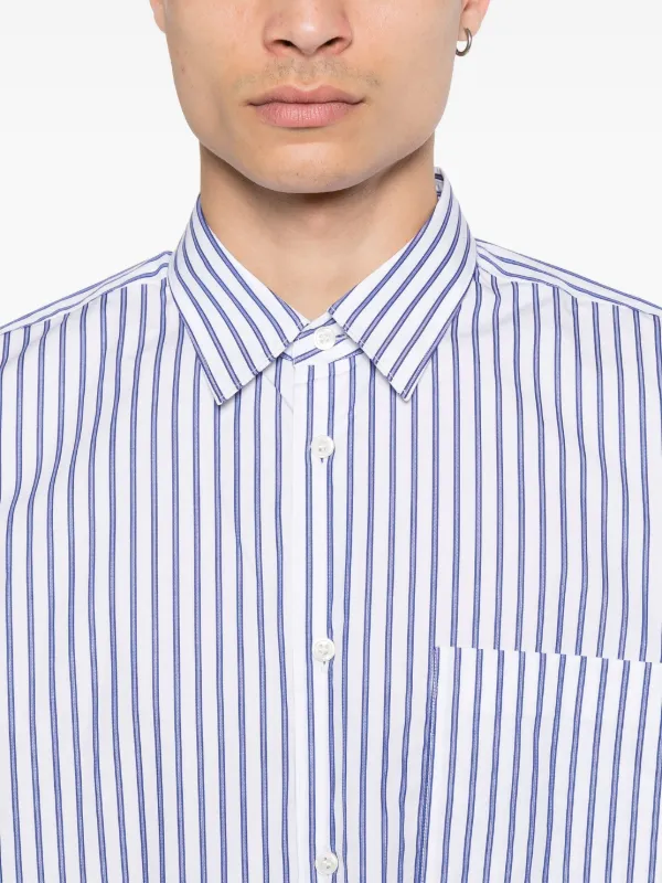 Comme Des Garçons Shirt ストライプ シャツ | ブルー | FARFETCH JP