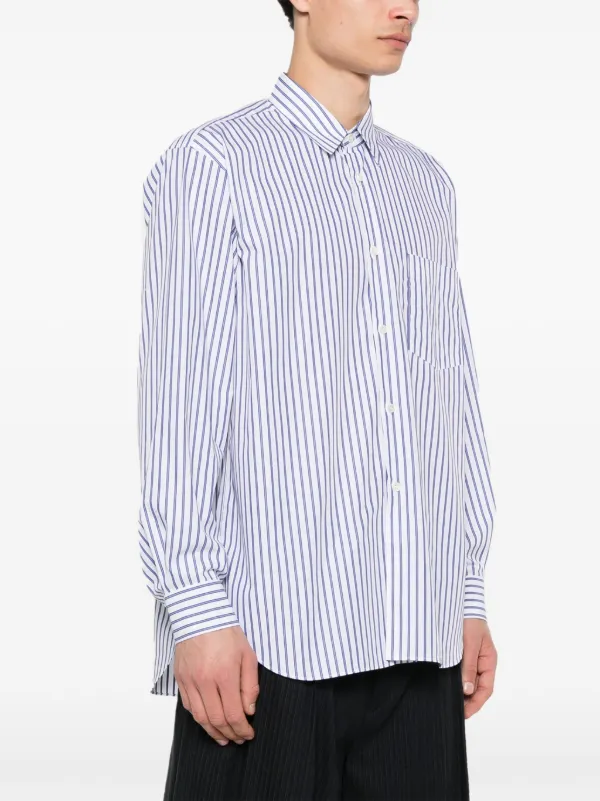 全国送料無料の通販 Garçons Des Comme Shirt JP FARFETCH | ブルー | シャツ ストライプ トップス