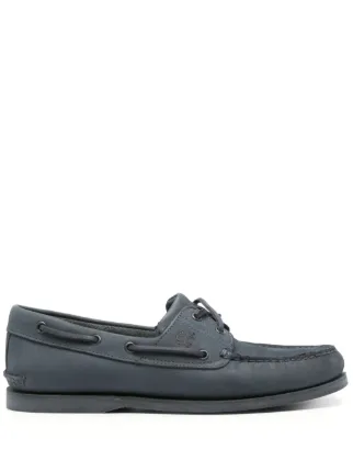 Blue timberland boat shoes discount
