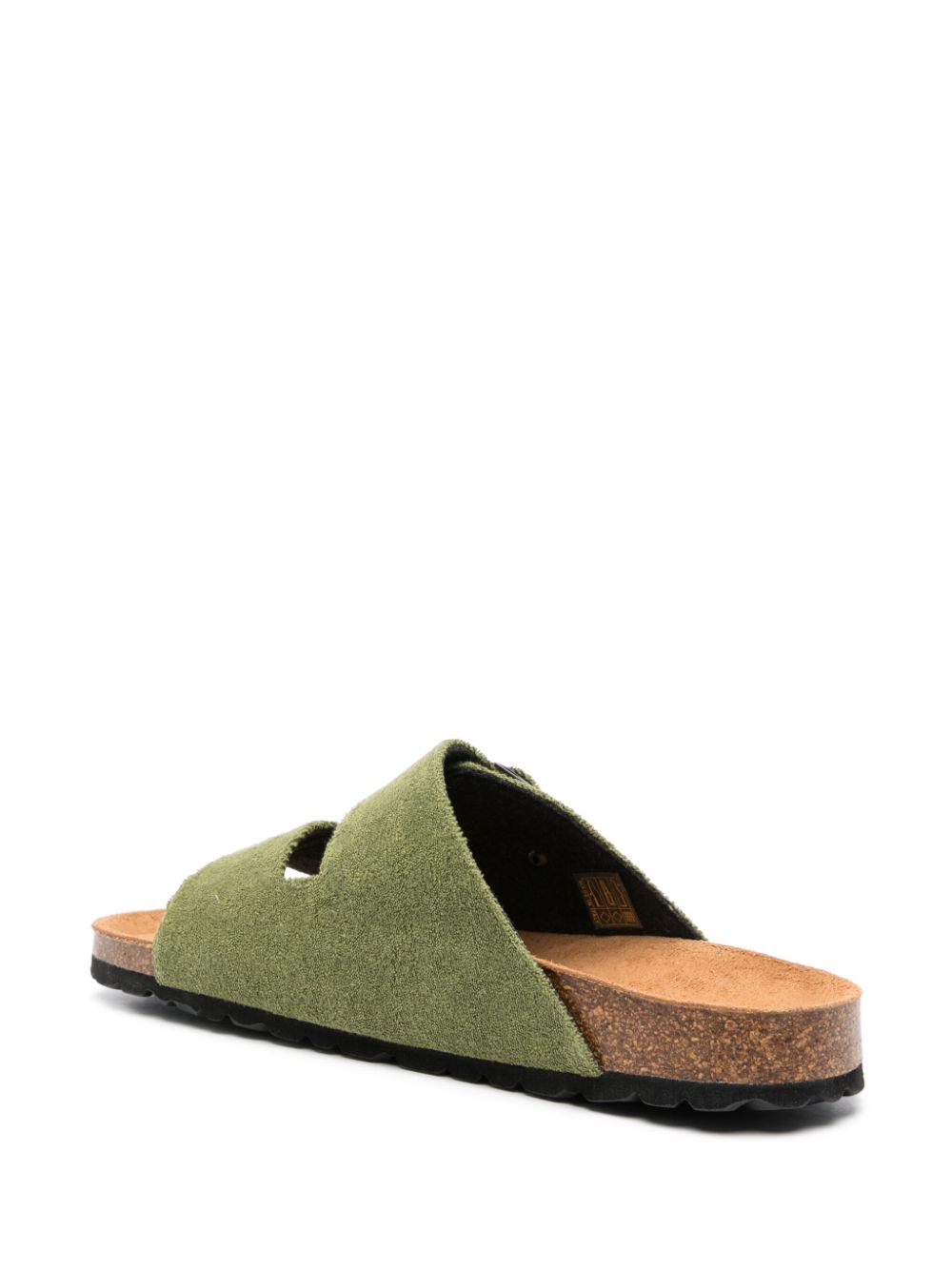 MC2 Saint Barth terrycloth open-toe sandals Green