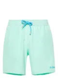 MC2 Saint Barth Comfort logo-embroidered swim shorts - Green